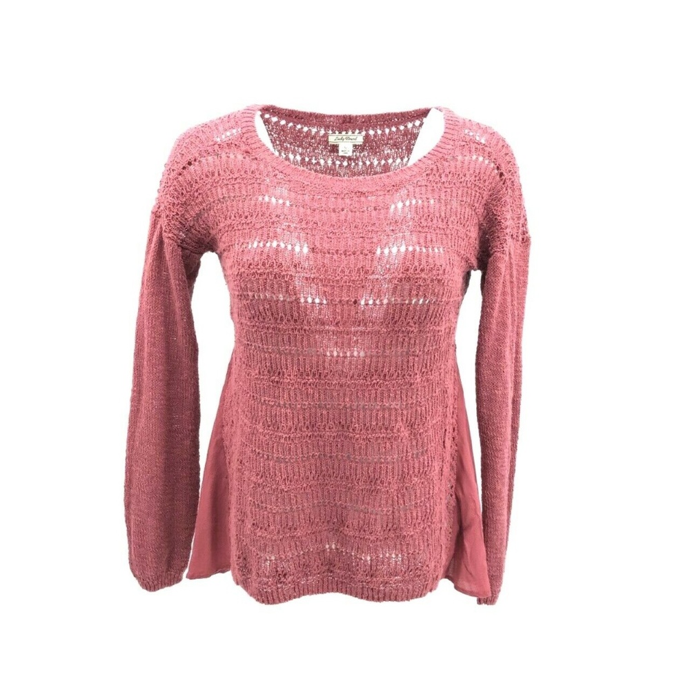 Lucky Brand Loose Knit Asymmetrical Sweater Sz S